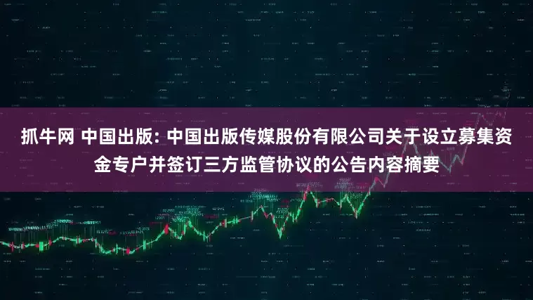 抓牛网 中国出版: 中国出版传媒股份有限公司关于设立募集资金专户并签订三方监管协议的公告内容摘要